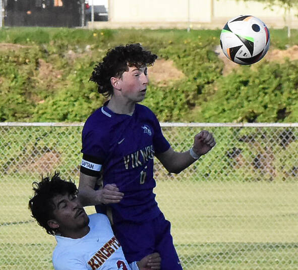 File photo
Viking Harper Sabari scores a goal against Washington.