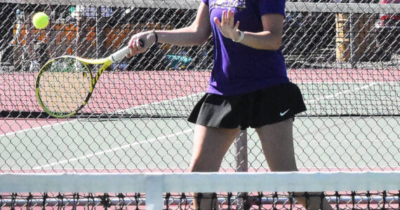 Nicholas Zeller-Singh/Kitsap News Group photos
Viking Teegan DeVries wins all her matches.