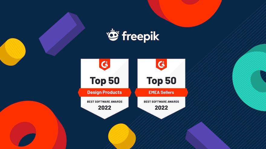 Freepik obtiene dos puestos en los premios a los mejores programas informáticos de 2022 de G2