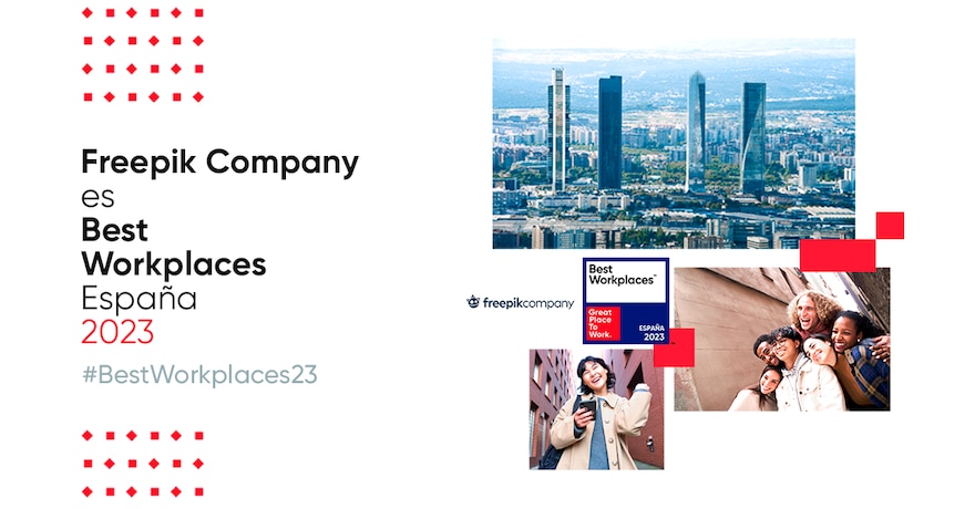 Freepik named one of the best companies in Spain to work for in 2023 by Great Place to Work®