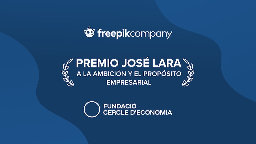 Freepik Company recognized with the José Manuel Lara award for ambition and entrepreneurial purpose