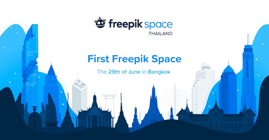 Cuenta atrás para el primer Freepik Space en Tailandia